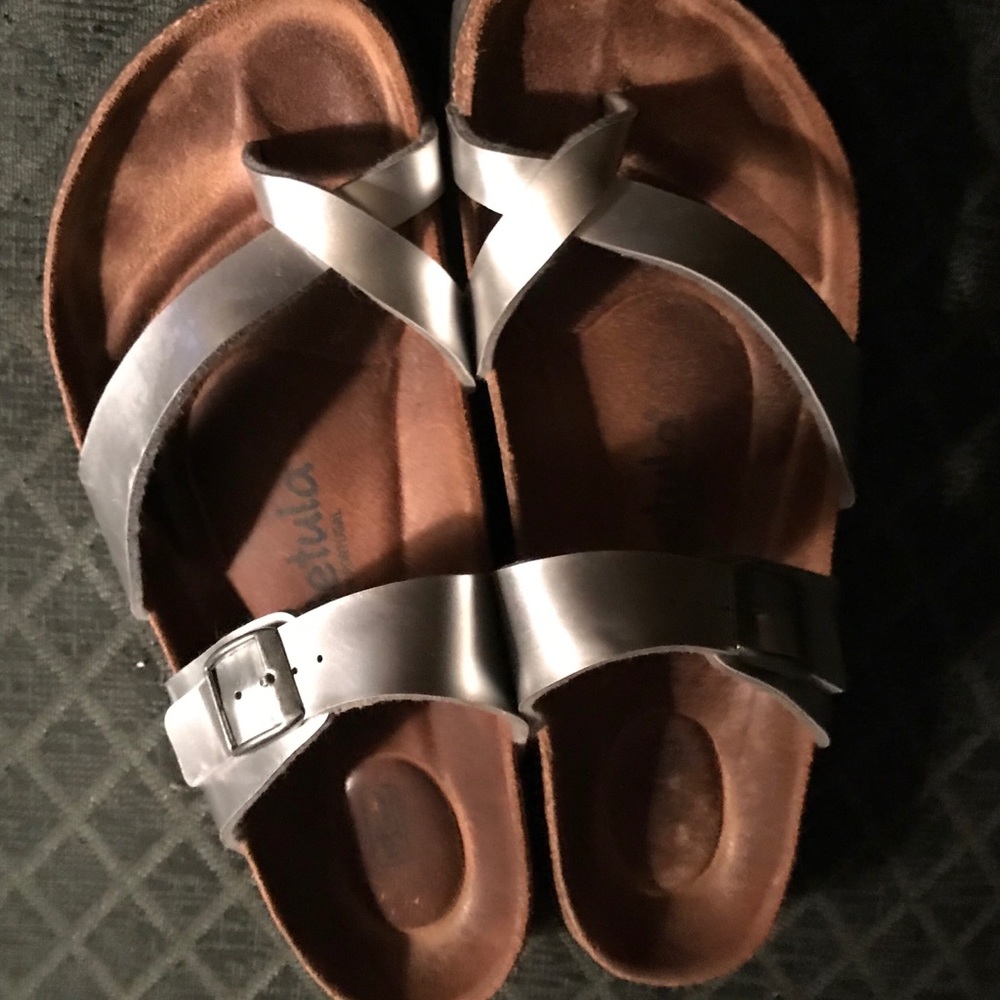 Birkenstock Betula sandals, silver, 42/11